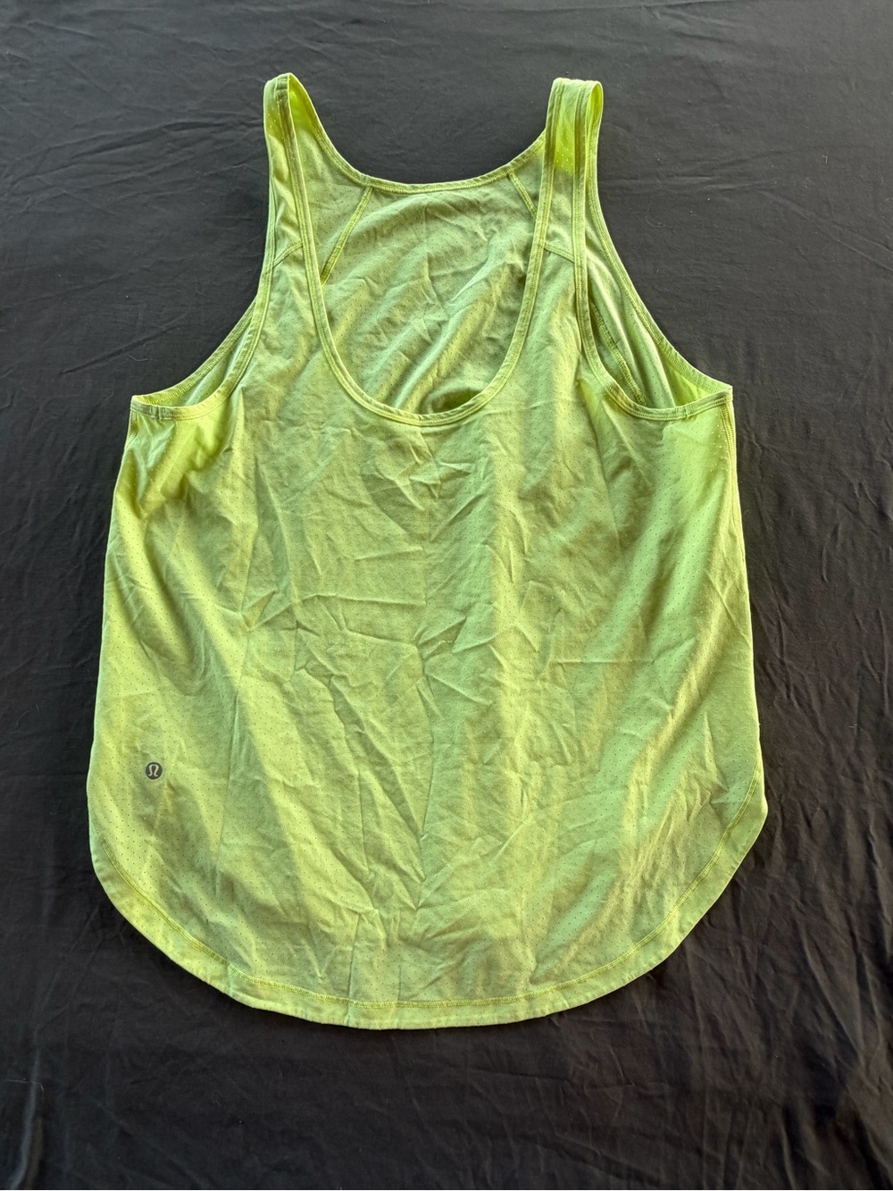 lululemon athletica Lime Green Racerback Tank Top